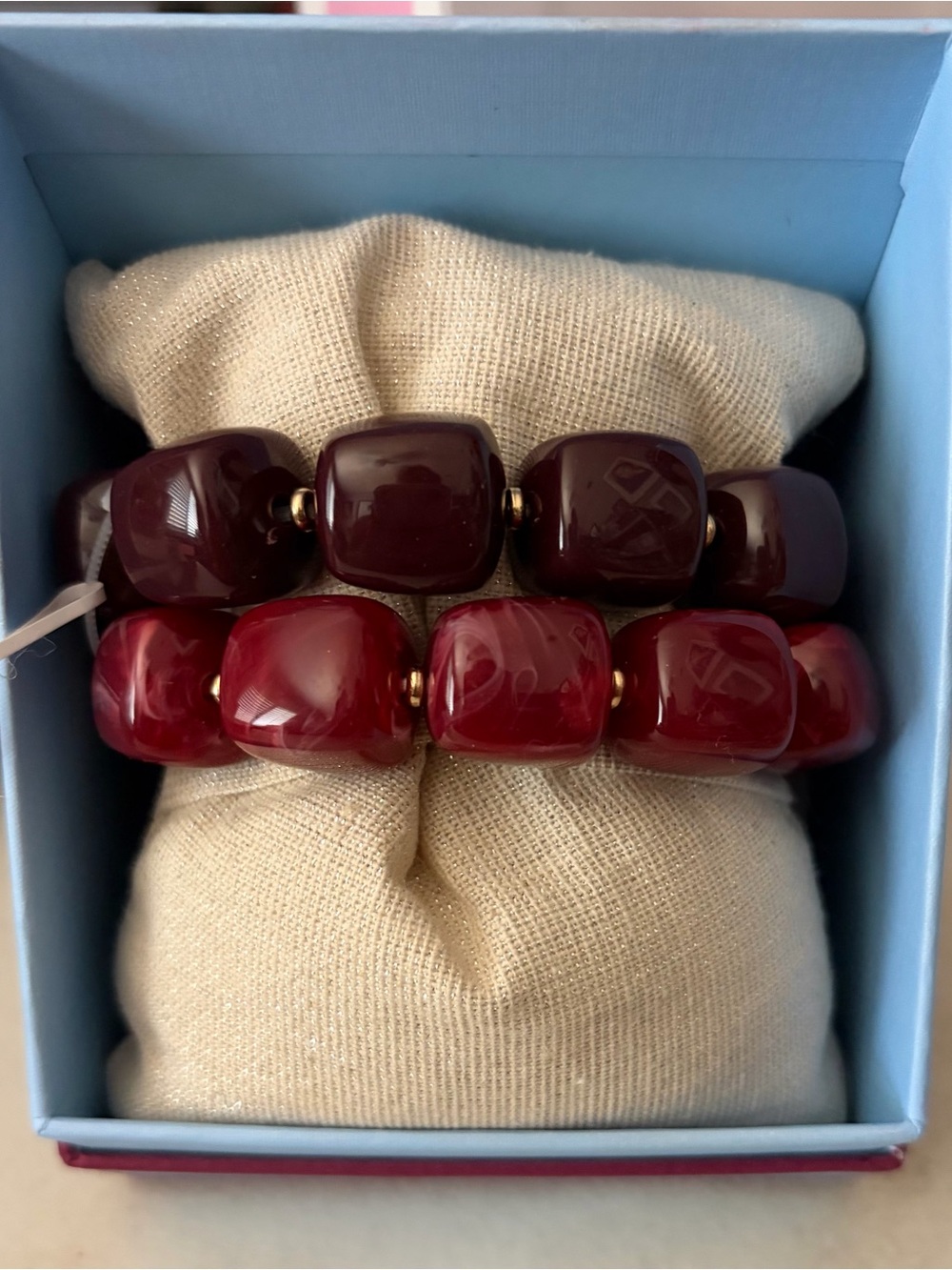 Sunday State Women's Stretch Beaded Bracelet in Hues of Brown